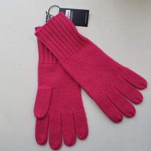 Cashmere Gloves Hot Pink
