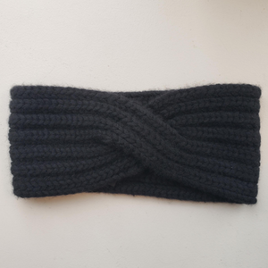 Cashmere Headbands Extra Warm Black