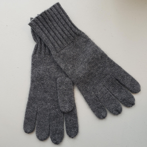 Cashmere Gloves Dark Grey Mix