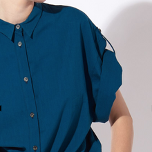 Load image into Gallery viewer, Petrol Blue Andrew Riley Shirt
