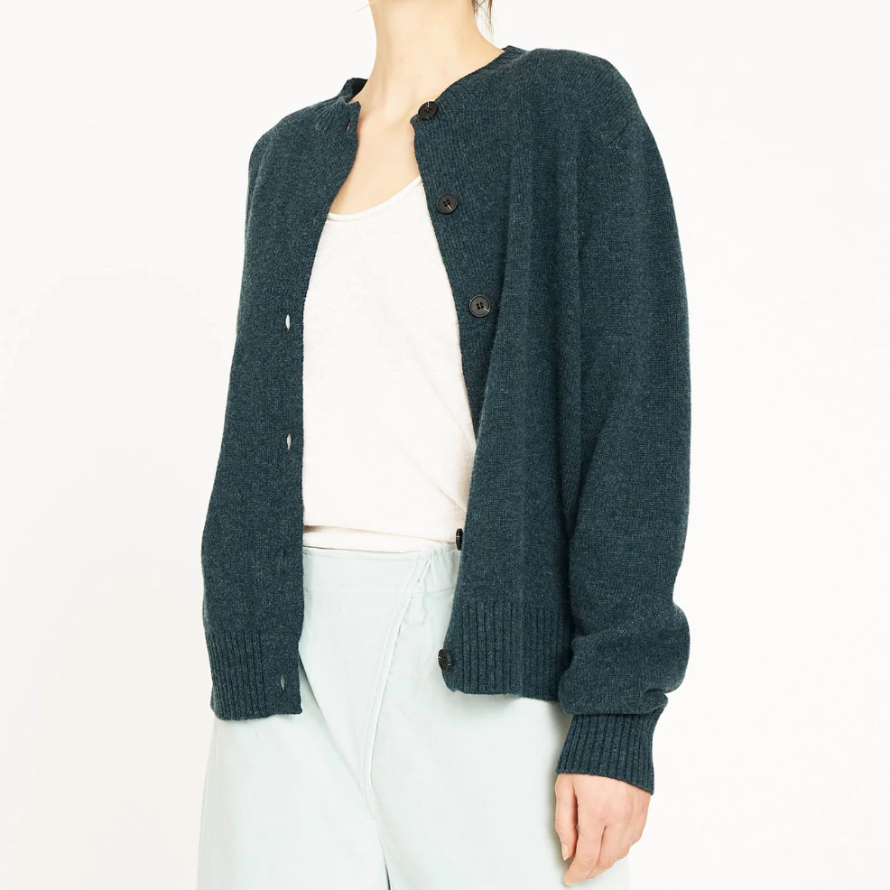 Shelly Cardigan Fir Green