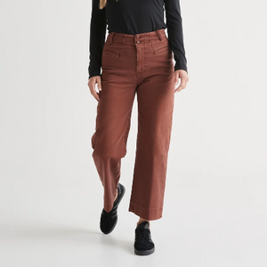 Du/er Lux Twill High Rise Trouser Copper