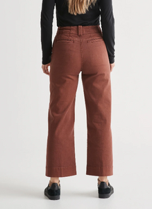 Du/er Lux Twill High Rise Trouser Copper