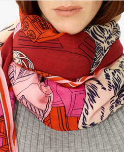 Inoui Editions Scarf 70 Tokyo Fuchsia