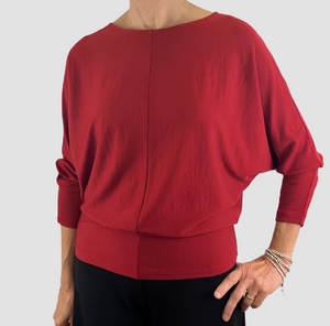 Floella Top Merino Wool Paprika