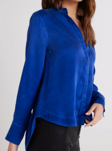 Bella Dahl Button Down Cobalt