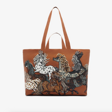 Load image into Gallery viewer, Inoui Editions Maxi Shopper Bag Western Brown
