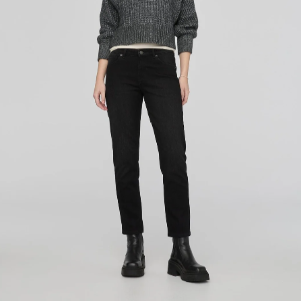 Du/er Tech Fleece Denim Girlfriend Washed Black/Grey