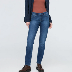 Du/er Tech Fleece Denim Girlfriend Classic Indigo