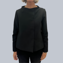 Charger l&#39;image dans la galerie, Alba Jacket Black Cotton
