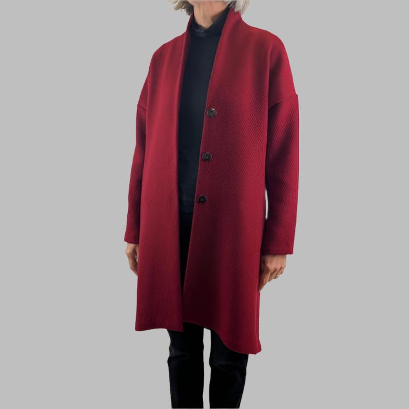 Grace Coat Wool Ruby