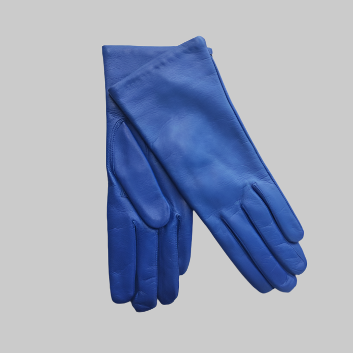 Italian Leather Gloves Royal Blue