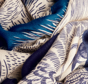 Inoui Editions Scarf 70 Freres Blue