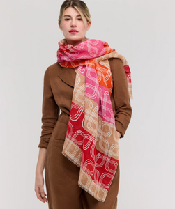 Princesse et Dragons Rivage Scarf Pink