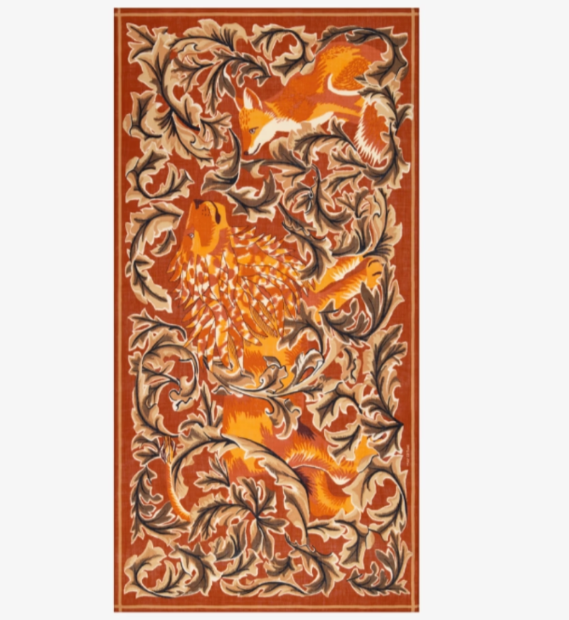 Inoui Editions Scarf 100 Leonard Orange