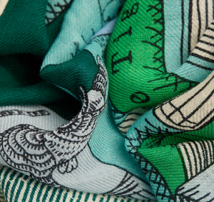 Inoui Editions Scarf 70 Editions Emerald