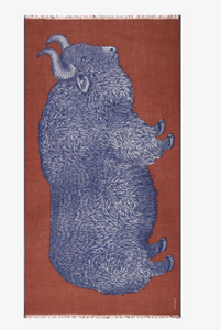 Inoui Editions Scarf 100 Walter Burgundy