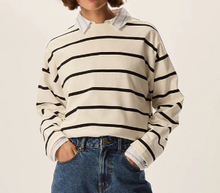 Load image into Gallery viewer, Des Petits Hauts Felizou Ivory Black Stripe
