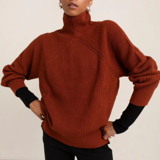 Paper Label Lauren Sweater Brick