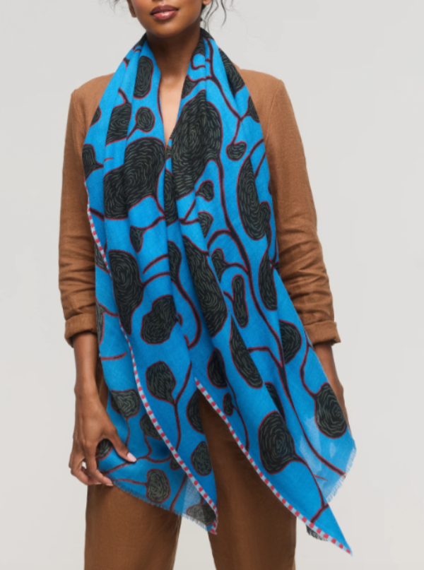 Princesse et Dragons Gemma Scarf Electric Blue