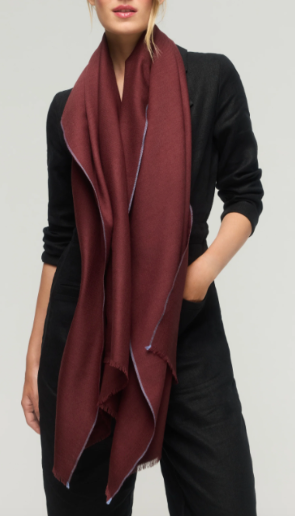 Princesse et Dragons Solstice Scarf Bordeaux