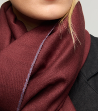 Load image into Gallery viewer, Princesse et Dragons Solstice Scarf Bordeaux
