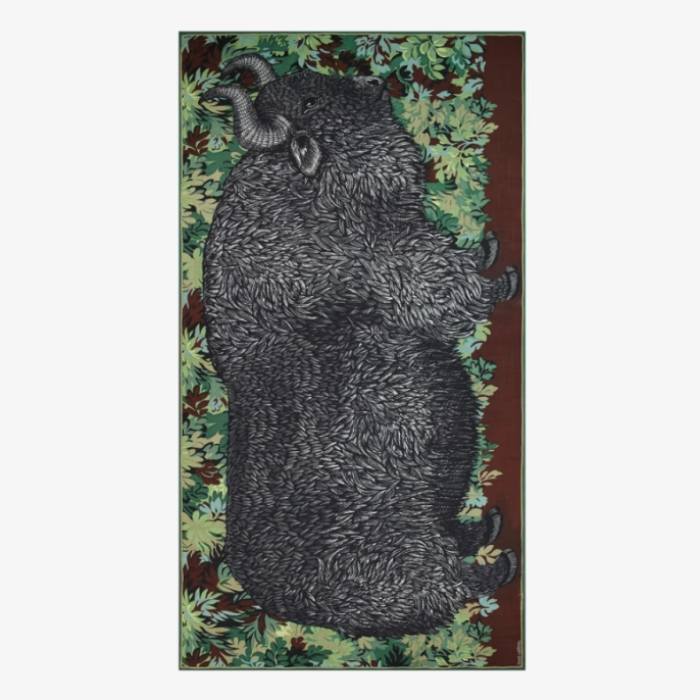 Inoui Editions Scarf 100 Walter Khaki