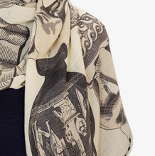 Load image into Gallery viewer, Inoui Editions Scarf 80 Archives White
