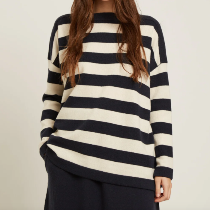 Naif Maidele Sweater Ink/Milk