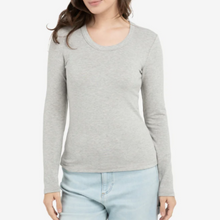 Load image into Gallery viewer, YAYA Long Sleeve T-shirt Blue Grey
