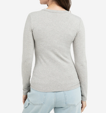 Load image into Gallery viewer, YAYA Long Sleeve T-shirt Blue Grey
