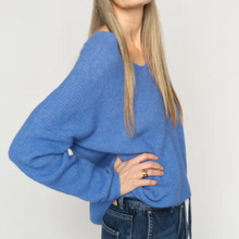 Load image into Gallery viewer, Mos Mosh Thora V-neck Knit Top Ultramarine
