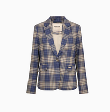 Load image into Gallery viewer, Mos Mosh Blake Chec Blazer Crown Blue
