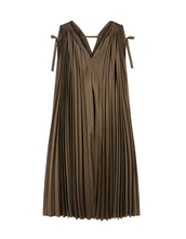 Load image into Gallery viewer, JNBY Pleated Dress Brown
