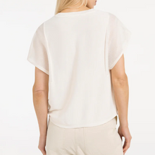 Charger l'image dans la galerie, YAYA Short Sleeve Sweater Cream

