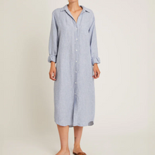 Load image into Gallery viewer, Naif Nicole Shirtdress Blue and White
