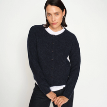Load image into Gallery viewer, Mos Mosh Almine Knit Cardigan Salute Navy
