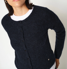 Load image into Gallery viewer, Mos Mosh Almine Knit Cardigan Salute Navy
