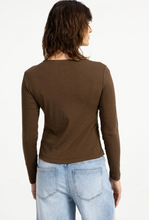 Load image into Gallery viewer, YAYA Jersey Cardigan Brown Melange
