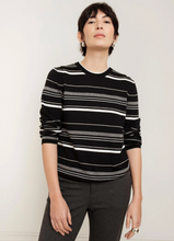 Charger l'image dans la galerie, Paper Label Cecily Striped Crew Black
