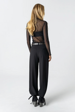 Load image into Gallery viewer, Coster Mesh Turtleneck Black
