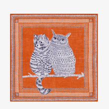 Load image into Gallery viewer, Inoui Editions Square 70 Chouette Terracotta
