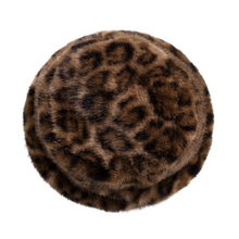 Charger l'image dans la galerie, YAYA Faux Fur Leopard Print Bucket Hat
