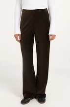 Load image into Gallery viewer, YAYA Velour Wide Leg Trouser Brown
