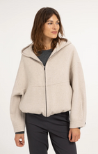 Load image into Gallery viewer, YAYA Oversized Jacket with Hood Grey Melange
