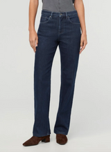 Load image into Gallery viewer, Du/er Tech Fleece Denim High Rise Straight Galaxy Rinse
