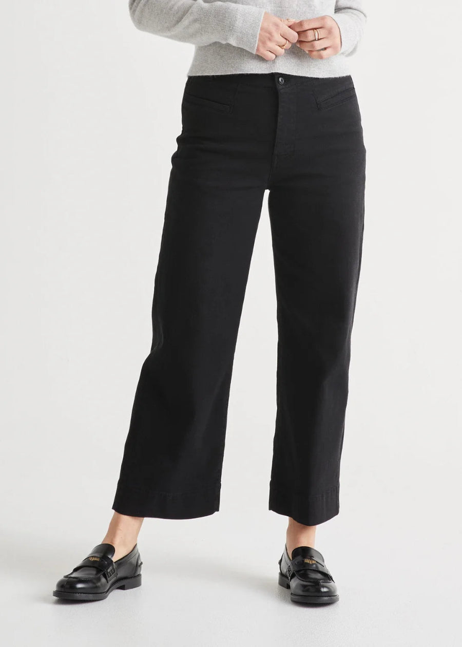 Du/er LuxTwill High Rise Trouser Black