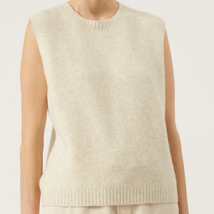 Naif Kennedy Vest Melange Beige