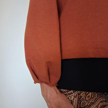 Load image into Gallery viewer, Carla Tencel Fleece Rust

