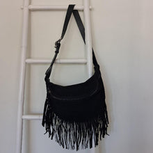 Load image into Gallery viewer, Mathilde C Marsupio Fringe Black
